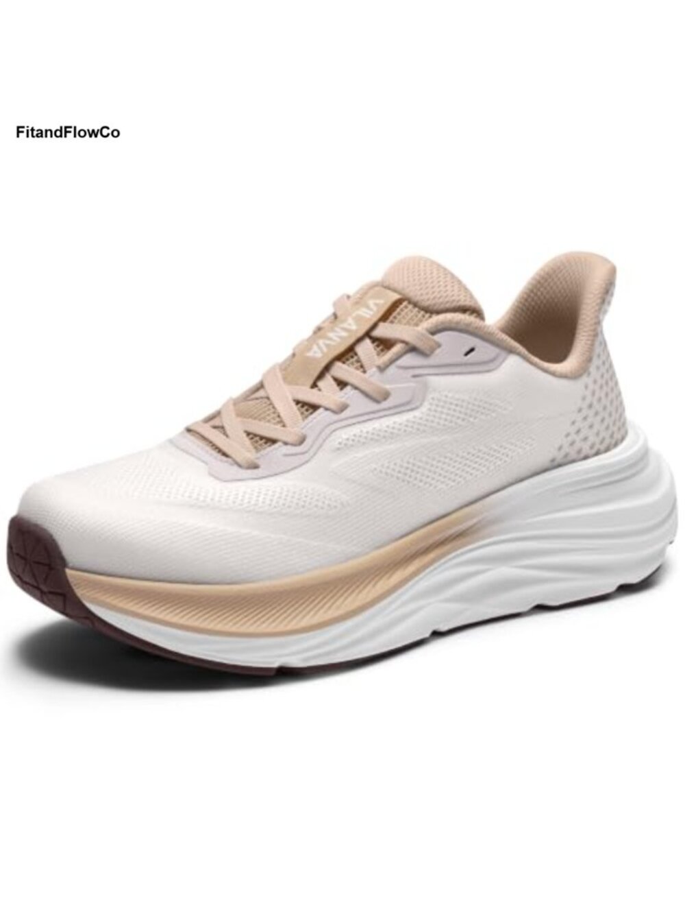 Women's Cushioned Walking Tennis Sneakers Lightweight Lace-Up Athletic Shoes